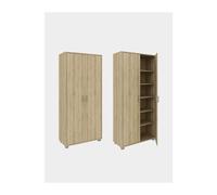504938 Q.TA' 1 MOBILE ALTO 2A MULTIUSO 78X35X170 CM OLMO