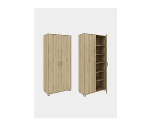 504938 Q.TA' 1 MOBILE ALTO 2A MULTIUSO 78X35X170 CM OLMO
