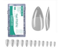 504Pcs Pre Etched Matte Tips Gel Unghie Tips 12 Dimensioni Full Covers Unghie finte Press On Unghie Regali