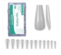504Pcs Pre Etched Matte Tips Gel Unghie Tips 12 Dimensioni Full Covers Unghie finte Press On Unghie Regali