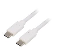 50508-QOL1 Cavo USB 3.1 USB C-Spina, su entrambi i lati 1m bianco 10Gbps QOLTEC