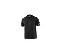 505251 Q.TA' 1 SPARCO T-SHIRT TUCSON BLACK ORANGE TG L