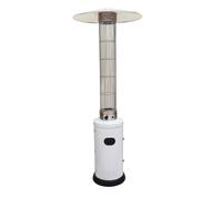 505377 Q.TA' 1 STUFA AEREA PATIO CILINDRICA TEPORUS 10,5KW BIANCO