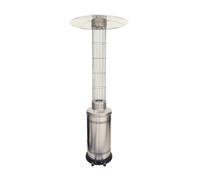 STUFA AEREA CILINDRICA FUNGO RISCALDANTE ESTERNO TEPORUS INOX 10.5 kW