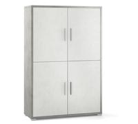 505515 Q.TA' 1 UFFICIO DOUBLE MOBILE 4A 161X108 CM CEMEN/OSSIDO