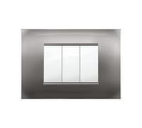 505734 Q.TA' 10 PLACCA MIVIDA PLANA ALLUMINIO NOTTE 3P