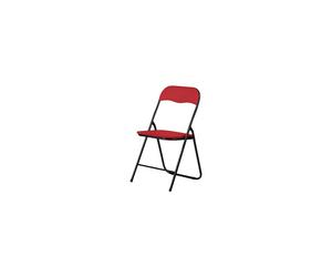 506228 Q.TA' 6 SEDIA PIEGHEVOLE POLO NERO/ROSSO