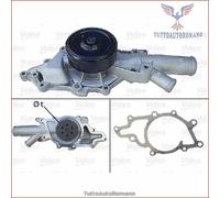 506831 Pompa acqua Valeo per MERCEDES LC 220 200 M ML E 270 C A 160 GLE