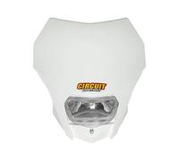 507047 PORTAFARO BAGUS BIANCO-BIANCO CON LAMPADA ALOGENA 12V 35/35W (Rif.CIRCUIT