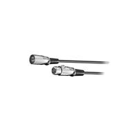 50715 cavo XLR maschio 3 pin, XLR femmina 3 pin 6 m nero Goobay