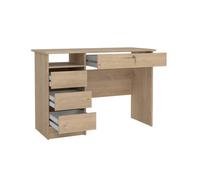 507425 Q.TA' 1 KIT SCRIVANIA FUNCTION PLUS 109X48X75 QUERCIA