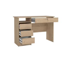 507425 Q.TA' 1 KIT SCRIVANIA FUNCTION PLUS 109X48X75 QUERCIA