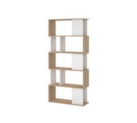 507428 Q.TA' 1 KIT LIBRERIA MAZE 80X29X173 QUERCIA/BIANCO