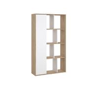 507429 Q.TA' 1 KIT LIBRERIA MAZE 89X30X157 QUERCIA/BIANCO L.
