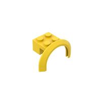 50745 - Cassetta per ruote da trasporto, parafango, 4x2 1/2x2, 50Pezzi, GDS-1318, compatibile con i mattoncini Lego, colore: Giallo 24