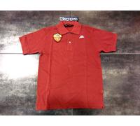 5087 TG. 10 ANNI AS ROMA KAPPA POLO BAMBINO JUNIOR OFFICIAL POLO JERSEY ROSSA