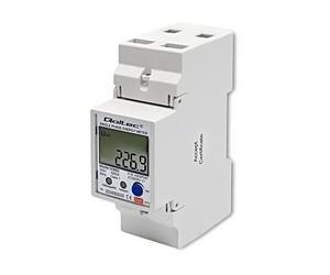 50882 contatore digitale, montaggio per guida DIN LCD MONOFASE 230V QOLTEC