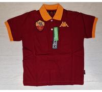 5090 AS ROMA KAPPA POLO BAMBINO JUNIOR OFFICIAL POLO JERSEY ROSSA
