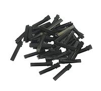 50Alligator - Fermaglio per capelli piatto a punta singola, per fai da te, 40 x 7 mm