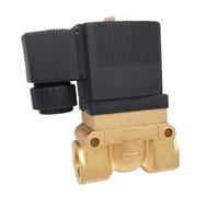 50bar high pressure high temperature solenoid valve 1/4 3/8 1/2 BSP 24V DC AC220V Orifice 8/10/12mm NC 5404-04 pilot brass valve(1/2",DC24V)