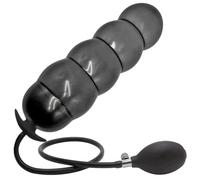 50cm*14cm Dilatatore anale gonfiabile Plug Anali Dildo realistico in silicone per il corpo, impermeabile, forma di perline con colonna di sostegno, giocattolo sessuale Stimolatore Anale e Prostata