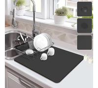50cm*40cm Tappetino per Macchina da Caffè Tappetino Cucina Profondità Circa 2,5 mm Facile da Pulire Tappeto Scolapiatti Cucina Adatto per Tappetini per Lavastoviglie e Asciugatura Tappetini