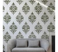 50cm Rococo Baroque Retro Luxury Vintage Stencil Per Pareti Grande Modello Di Mandala Vernice Riutilizzabile Grandi Modelli Di Pavimenti In Piastrelle Cornice Di Decorazione Della Pittura