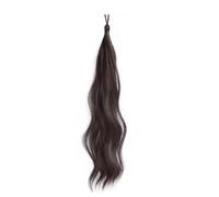 50cm Sintetico Autoavvolgente Chignon Capelli Ondulati Fai da Te Coda di Cavallo per l'uso quotidiano(Dark Brown)