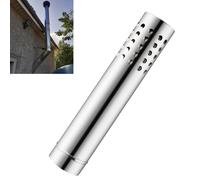 50cm Stufa Tubo Canna Fumaria Chimney-Extension Anti-vento for Tronchi a Legna