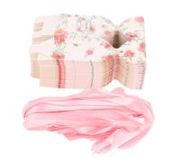 50er-Set Hochzeitsgeschenkboxen mit floralem Retro-Muster