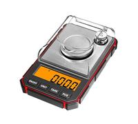50g 0.001g Bilancia Digitale Mini Bilancia Elettronica Portatile Di Precisione Professionale Tascabile Milligrammo Bilancia 50g Pesi Di Calibrazione Misurazione accurata(Rot)
