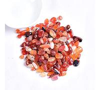 50g-100g campione di ghiaia di cristallo naturale quarzo rosa ametista decorazioni for la casa colorate for acquario pietra roccia raccolta domiciliare (Color : Red Agate, Size : 50g)