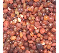 50g Bulk Rosso Corniola Irregolare Lucido Burattato Pietra Naturale Agata Ghiaia Giardino Acquario Cristalli Complementi Arredo Casa decorazione della stanza