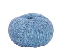 50g di seta dorata mohair paillettes di seta scialle lavorato a mano maglione gomitolo di lana fine filo di lana a fibra lunga fai da te (Color : 14)