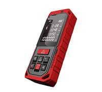 50M 70M 100M 120M Telemetro ricaricabile Misuratore di distanza Misuratore Strumenti angolari Diastimetro rosso(Bluetooth Version,50m)