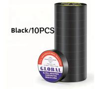50m high-temperature resistant black rubber electrical tape-durable and soft ins