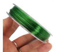50M importato 0.7mm elastico C linea corda corda rotolo perline filo braccialetto fai da te mano catenaria linea-verde