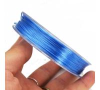 50M importato 0.7mm elastico C linea corda corda rotolo perline filo braccialetto fai da te mano catenaria linea-blu