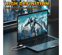 50M Wireless HDMI Extender Video Transmitter Receiver per PC Phone a TV Bianco #