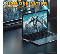 50M Wireless HDMI Type-C Extender Video Transmitter Receiver per PC Phone a TV Y