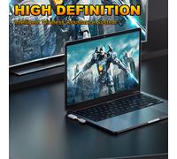 50M Wireless HDMI Type-C Extender Video Transmitter Receiver per PC Phone a TV Y