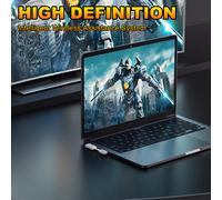 50M Wireless HDMI Type-C Extender Video Transmitter Receiver per PC Phone a TV Y