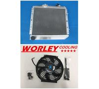 50mm 2Row RADIATOR for RENAULT 5 SUPER 5/R5 9/11 1.4L GT TURBO MT 1985-91 & FAN