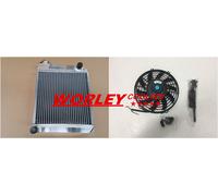 50mm ALUMINUM RADIATOR & 9" Fans for AUSTIN ROVER MINI 1275 GT 1959-1997 60 61