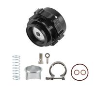 ⭐⭐⭐⭐⭐ 50mm BOV CNC Machined Billet Aluminum V-Band Clamp Blow Off Valv