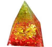50mm Cristalli Orgone Pyramid Energia Generatore Naturale Peridoto Reiki Chakra