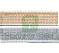 50MT CINTINO COTONE AVANA E GRIGIO PER AVVOLGIBILI MT.50X MM.22H. IN ROTOLO GR.: