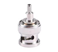 50OHM BNC maschio dritto crimpare raccordo RG316 RG174 cavo BNC-C-J1.5 connettore coassiale per connettore a crimpare maschio