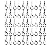 50pc Mosca Pesca Snap Affrontare Rapido Snap Rapido Lure Change Clip Acciaio Rapido Cambiamento Lure Connettore Ad Alta Resistenza Pesca