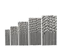 50Pcs 1/1.5/2/2.5/3mm acciaio ad alta velocità per placcato Twist Drill Bit Set T Tools Box